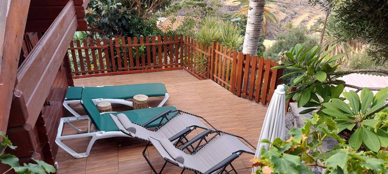 Cabana Los Palmeros, Vista Al Mar Y La Montana Alojera Екстериор снимка