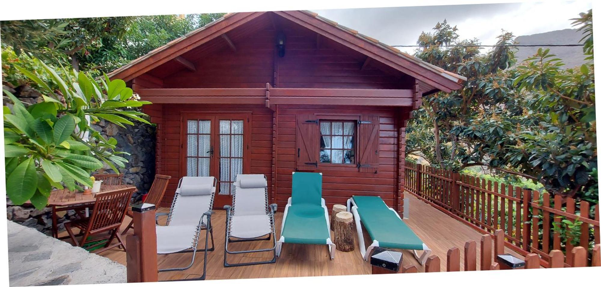 Cabana Los Palmeros, Vista Al Mar Y La Montana Alojera Екстериор снимка