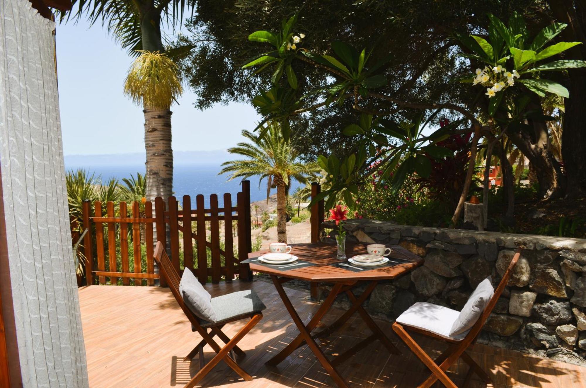 Cabana Los Palmeros, Vista Al Mar Y La Montana Alojera Екстериор снимка